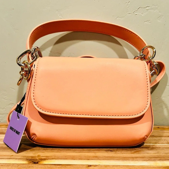 NWTS House Of Want “We Are Chic” 2.0 Peach Crossbody Bag. - Picture 12 of 12
